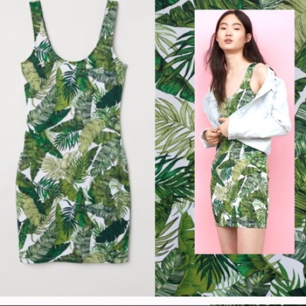 H&M Banana Leaf Dress